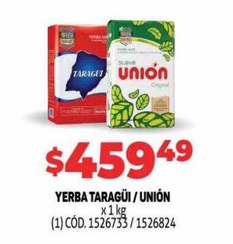 Makro Yerba Taragüi - Unión oferta
