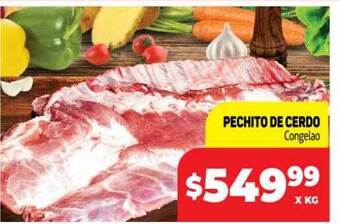 Makro Pechito De Cerdo Congelado oferta