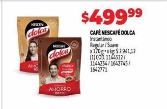Makro Café Nescafé Dolca Instantáneo Regular - Suave oferta