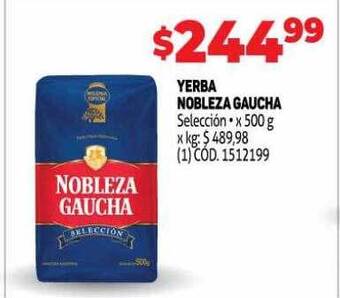 Makro Yerba Nobleza Gaucha Selección oferta