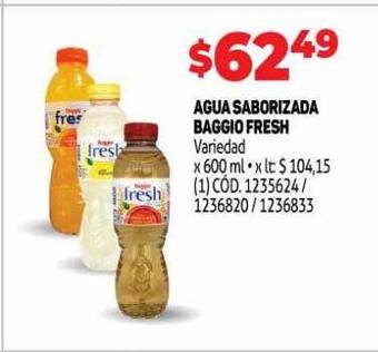 Makro Agua Saborizada Baggio Fresh oferta