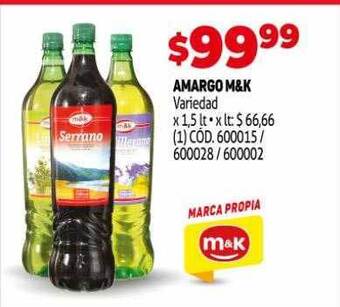Makro Amargo M&k oferta