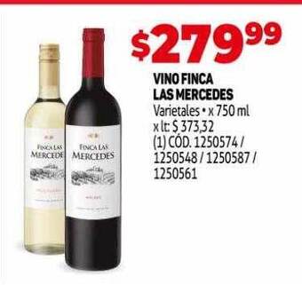 Makro Vino Finca Las Mercedes oferta