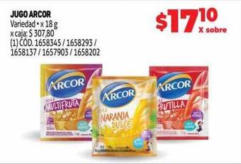 Makro Jugo Arcor Variedad oferta
