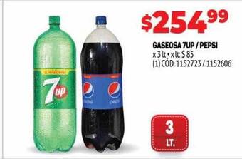 Makro Gaseosa 7up-pepsi oferta