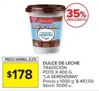 Carrefour La Serenisima Dulce De Leche Tradición Pote x 400g oferta