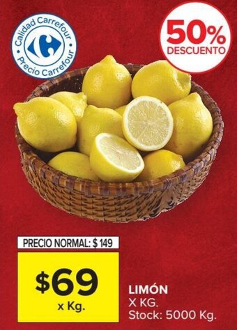 Carrefour Limón oferta