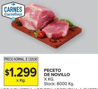 Carrefour Peceto de Novillo oferta
