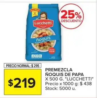 Carrefour Market Lucchetti Premezcla Ñoquis De Papa x 500g oferta
