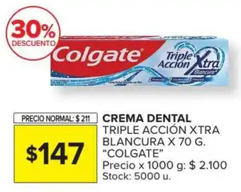 Carrefour Market Colgate Crema Dental Triple Acción Xtra Blancura x 70g oferta