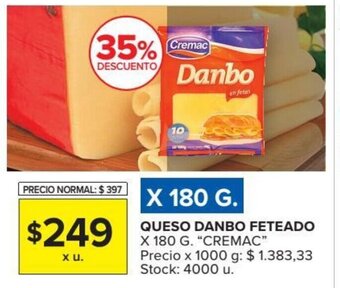 Carrefour Market Queso Danbo Feteado x 180g oferta