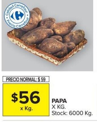 Carrefour Market Papa x Kg oferta