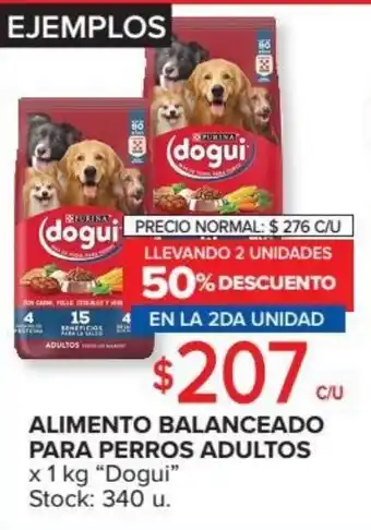 Carrefour Market Dogui Alimento Balanceado Para Perros Adultos x 1 kg. oferta