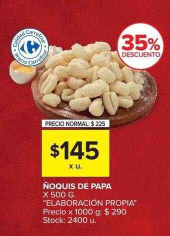 Carrefour ñoquis De Papa oferta