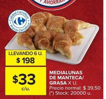 Carrefour Market Medialunas De Manteca Grasa oferta