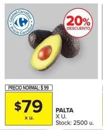 Carrefour Market Palta 20% Descuento oferta