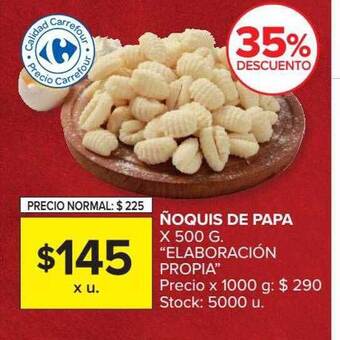 Carrefour Market ñoquis De Papa oferta