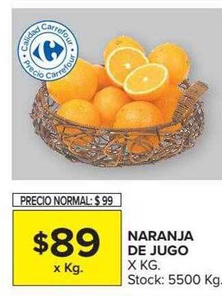 Carrefour Market Naranja De Jugo oferta