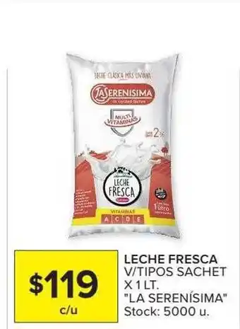 Carrefour Leche Fresca V Tipos Sachet oferta