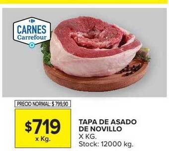 Carrefour Market Tapa De Asado De Novillo oferta