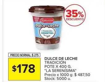 Carrefour Market Dulce De Leche Tradición Pote oferta