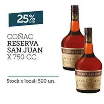 Disco Coñac Reserva San Juan x750 cc oferta