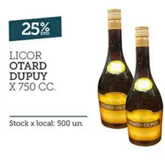 Licor Otard Dupuy x750 cc