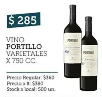 Disco Vino Portillo x750 cc oferta