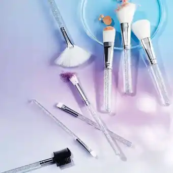 Avon Set x8 brochas silver blue oferta