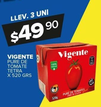 Carrefour Maxi Puré de tomate vigente x 520g oferta