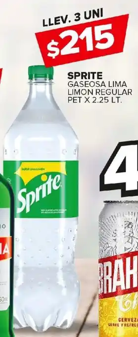 Carrefour Maxi Gaseosas sprite x 2,25l oferta