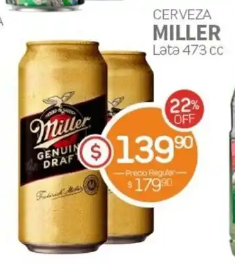 Alvear Miller Cerveza Lata 473 cc oferta