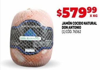 Makro Don Antonio Jamón Cocido Natural oferta
