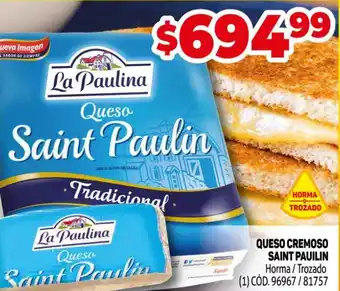Makro Saint Paulin Queso Cremoso Horma/Trozado oferta