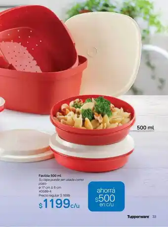 Tupperware Facilita 500ml oferta