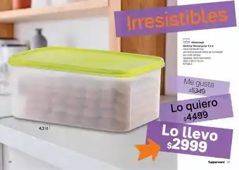 Almacenaje Modular Rectangular 4.3lt