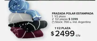 Carrefour Maxi Frazada Polar Estampada x700 u oferta