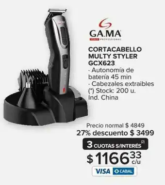 Carrefour Maxi Gama Cortacabello Multy Styler GCX623 oferta