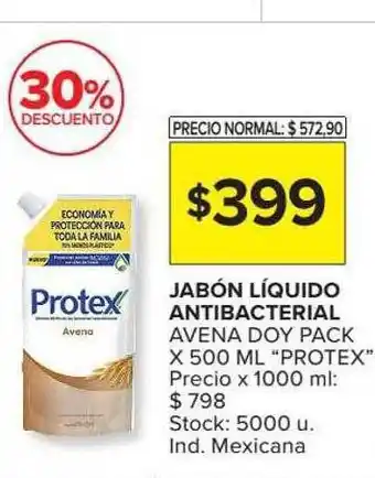 Carrefour Market Jabón Líquido Antibacterial Avena Doy Pack oferta