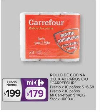 Carrefour Market Rollo De Cocina oferta
