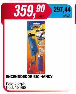 Maxiconsumo Encendedor Bic Handy oferta