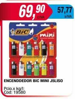 Maxiconsumo Encendedor Bic Mini J5liso oferta