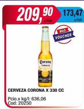 Maxiconsumo Cerveza Corona oferta