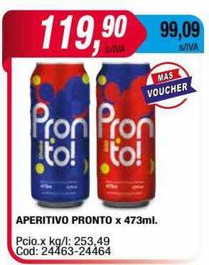 Maxiconsumo Aperitivo Pronto oferta