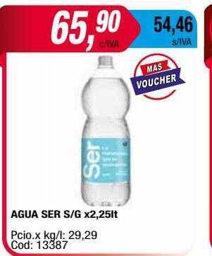 Maxiconsumo Agua Ser S G oferta
