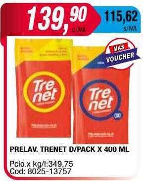 Maxiconsumo Prelav Trenet D Pack oferta