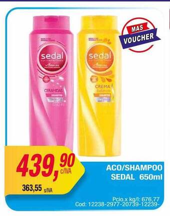 Maxiconsumo Aco Shampoo Sedal oferta