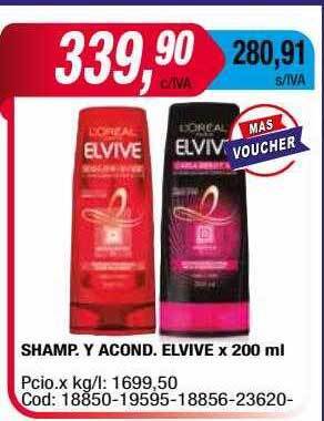 Maxiconsumo Shamp Y Acond Elvive oferta