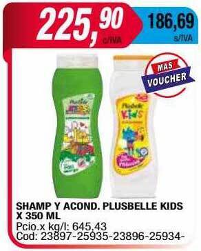 Maxiconsumo Shamp Y Acond Plusbelle Kids oferta