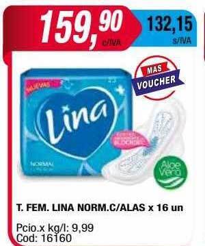 Maxiconsumo T Fem Lina Norm C Alas oferta